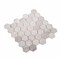 Apollo Tile Sample, Harbor White 11.8"X12" Textured Carrara Hexagon Mrbl Msic Tile APLBL9901CAEC06 Sample - alternate 2